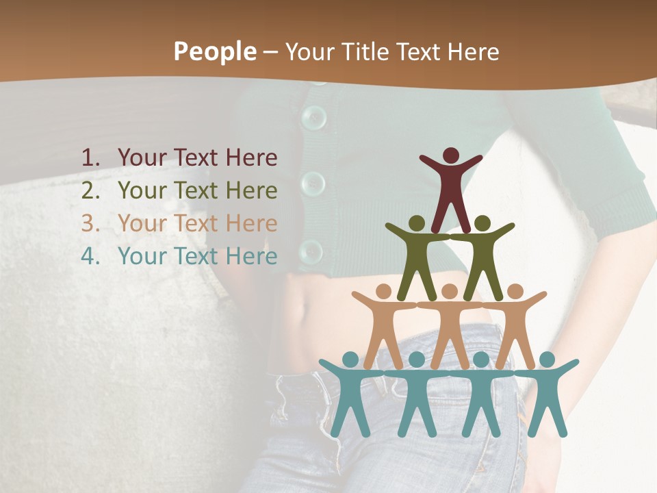 Small Sweater And Jeans PowerPoint Template