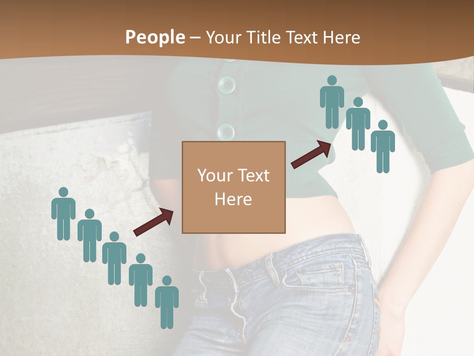 Small Sweater And Jeans PowerPoint Template