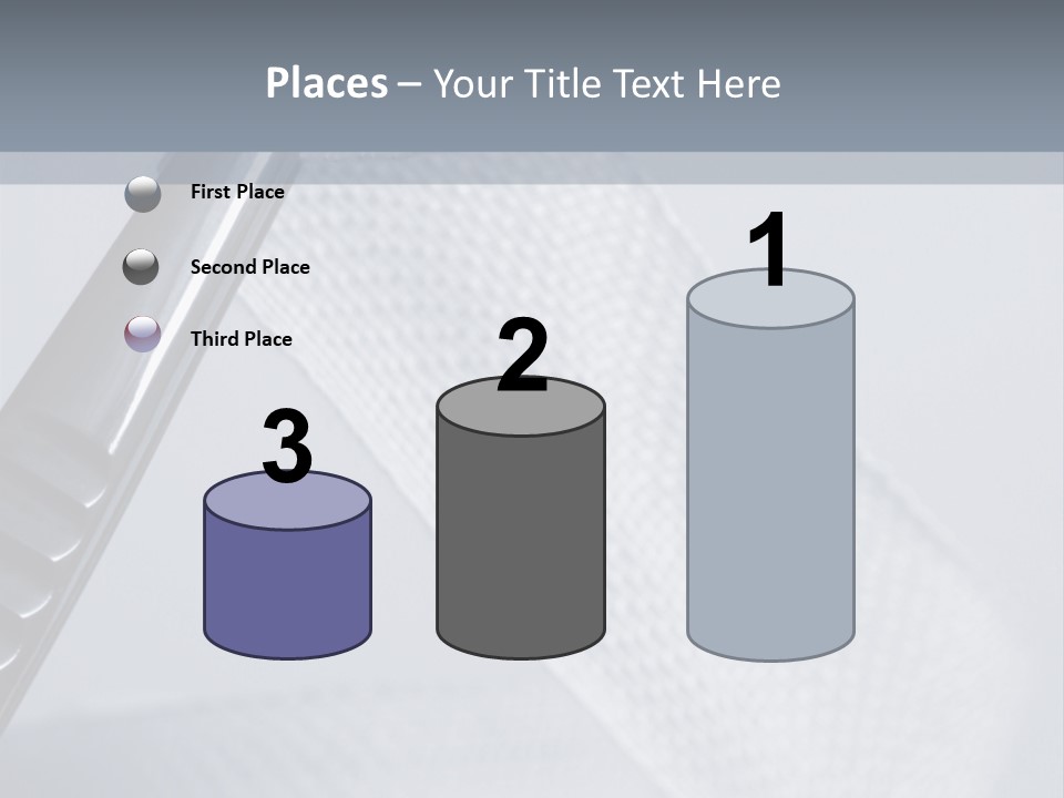 Closeup Of Surgical Tweezers Holding Ribbon Bandage PowerPoint Template