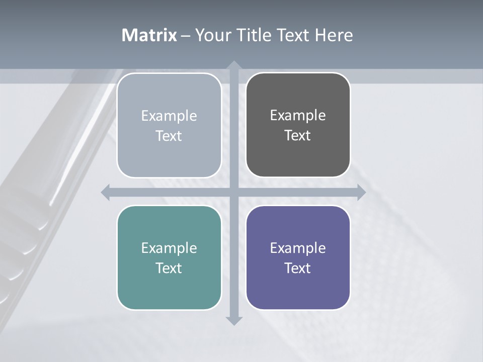 Closeup Of Surgical Tweezers Holding Ribbon Bandage PowerPoint Template