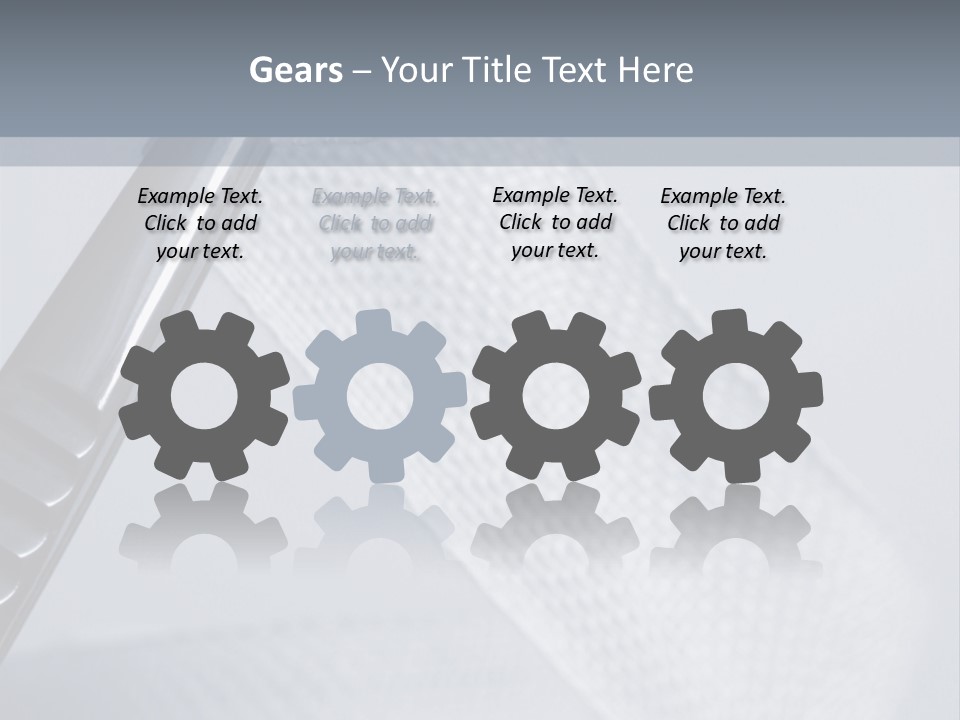 Closeup Of Surgical Tweezers Holding Ribbon Bandage PowerPoint Template