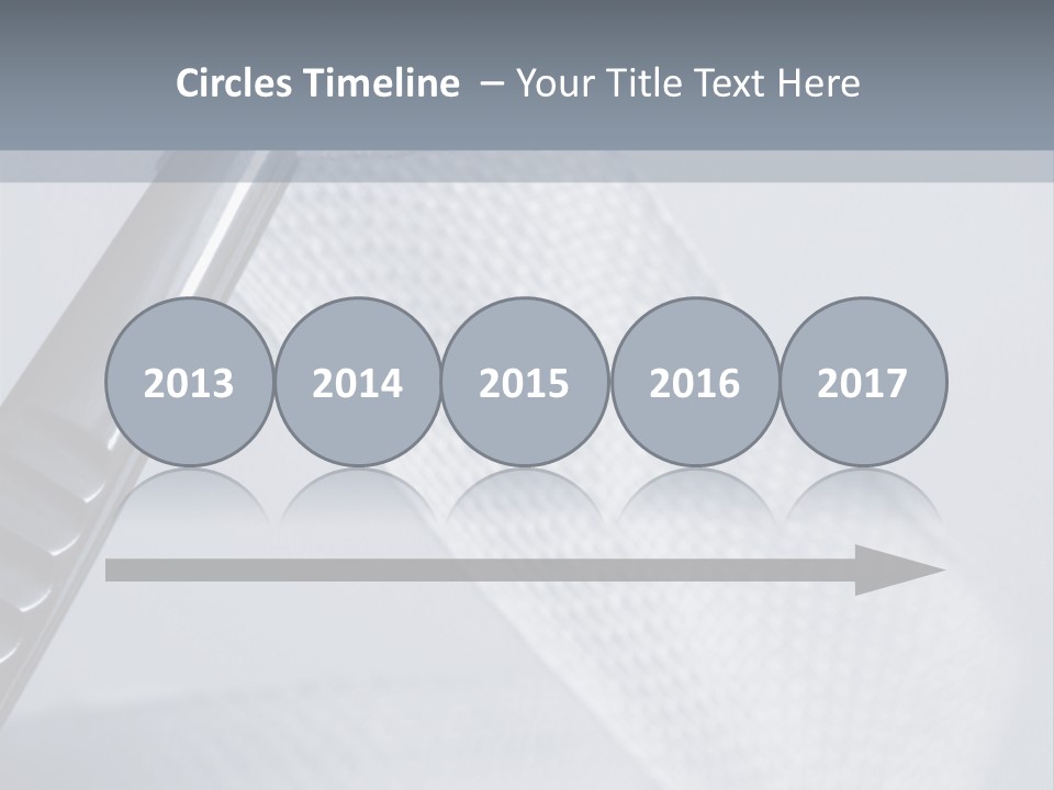 Closeup Of Surgical Tweezers Holding Ribbon Bandage PowerPoint Template