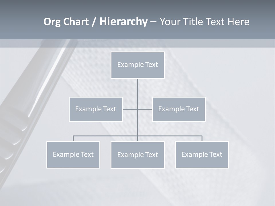 Closeup Of Surgical Tweezers Holding Ribbon Bandage PowerPoint Template