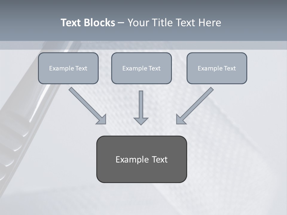 Closeup Of Surgical Tweezers Holding Ribbon Bandage PowerPoint Template