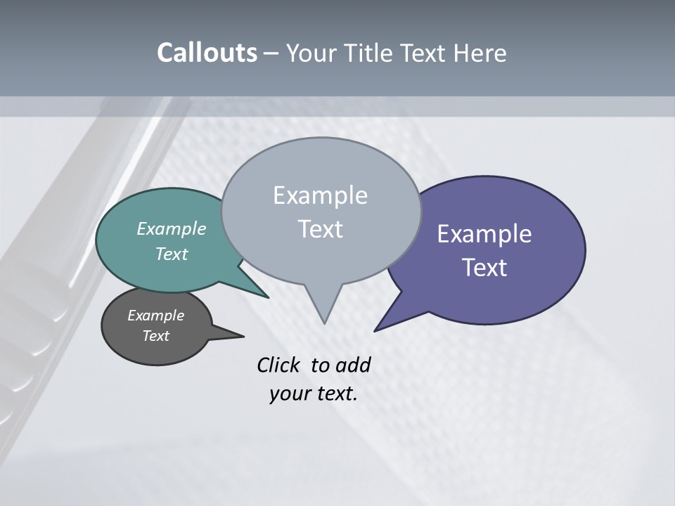 Closeup Of Surgical Tweezers Holding Ribbon Bandage PowerPoint Template