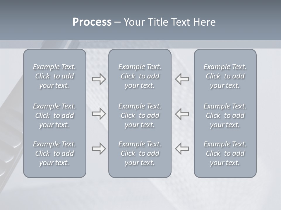 Closeup Of Surgical Tweezers Holding Ribbon Bandage PowerPoint Template