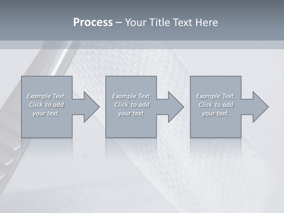Closeup Of Surgical Tweezers Holding Ribbon Bandage PowerPoint Template