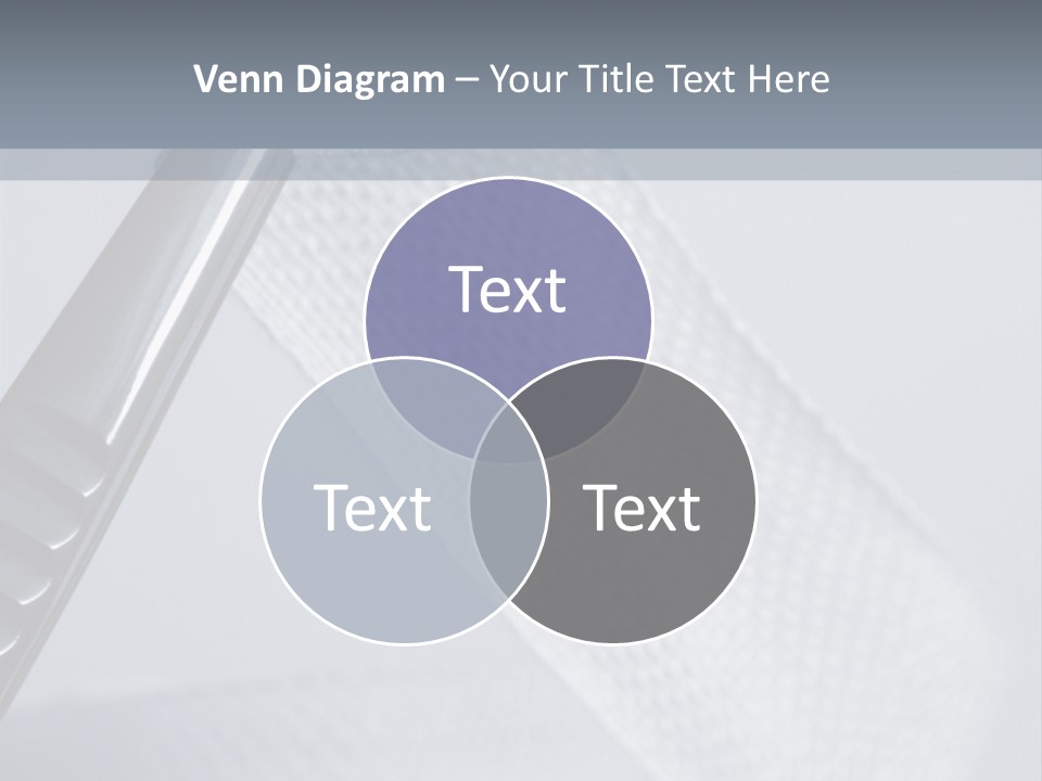 Closeup Of Surgical Tweezers Holding Ribbon Bandage PowerPoint Template