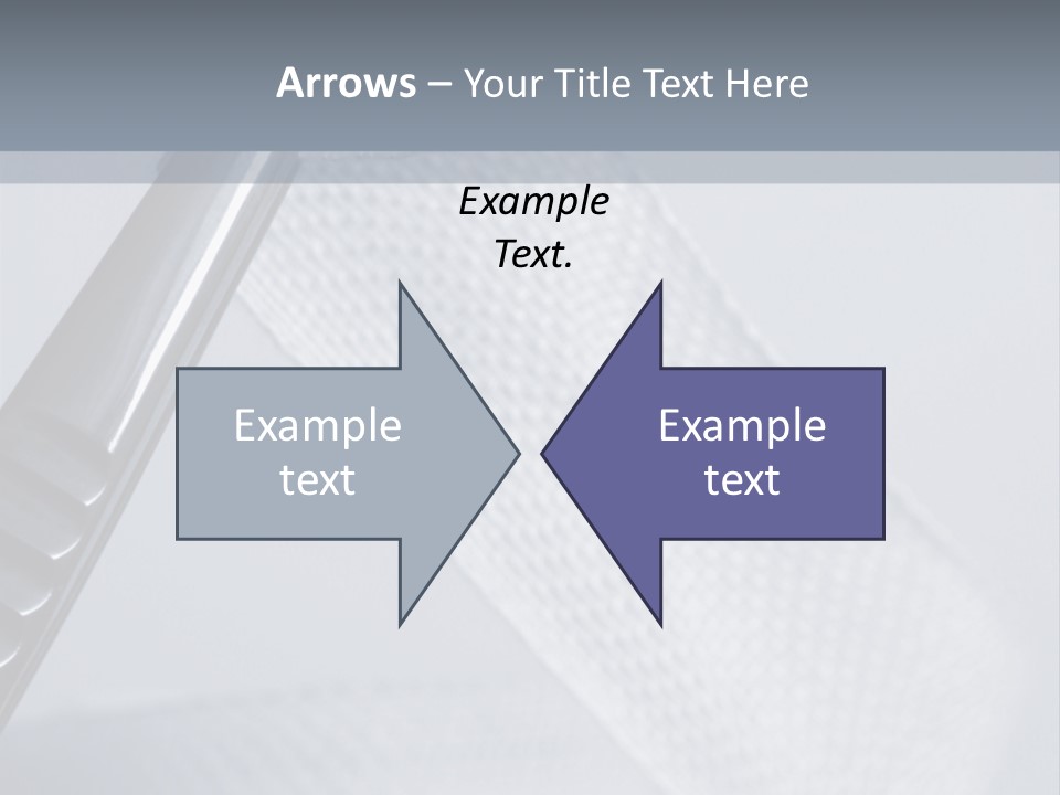 Closeup Of Surgical Tweezers Holding Ribbon Bandage PowerPoint Template