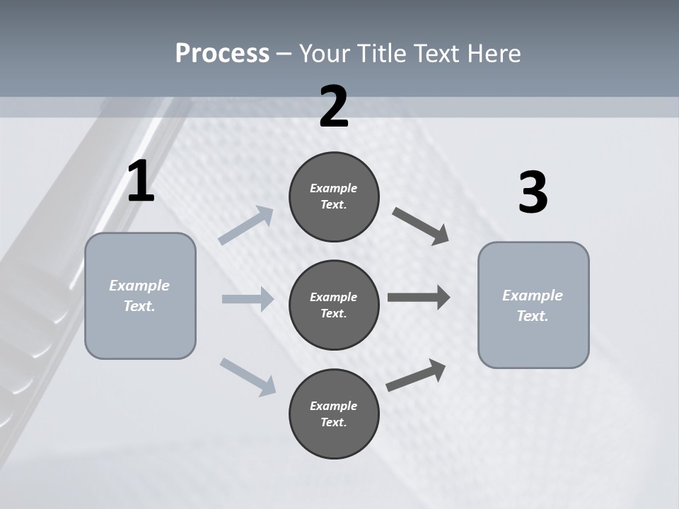 Closeup Of Surgical Tweezers Holding Ribbon Bandage PowerPoint Template