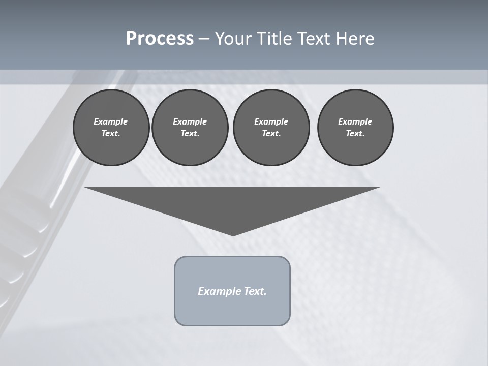 Closeup Of Surgical Tweezers Holding Ribbon Bandage PowerPoint Template