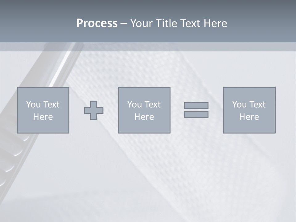 Closeup Of Surgical Tweezers Holding Ribbon Bandage PowerPoint Template