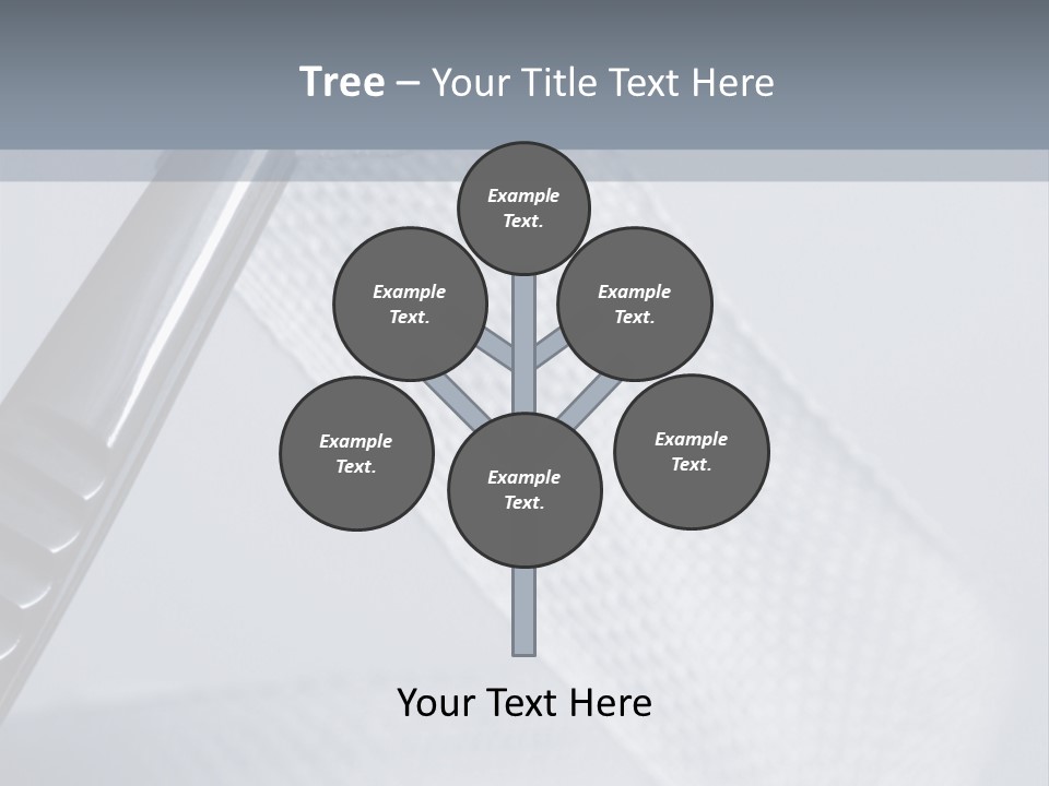 Closeup Of Surgical Tweezers Holding Ribbon Bandage PowerPoint Template