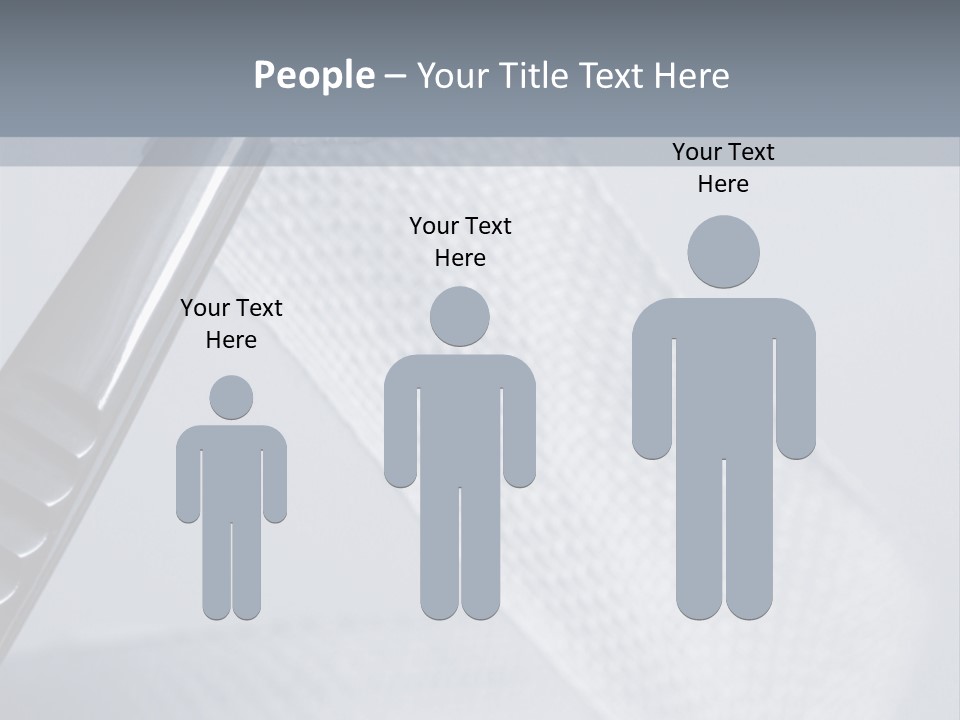 Closeup Of Surgical Tweezers Holding Ribbon Bandage PowerPoint Template