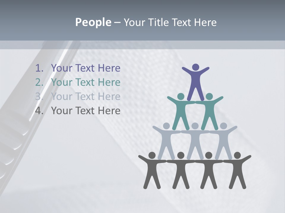 Closeup Of Surgical Tweezers Holding Ribbon Bandage PowerPoint Template