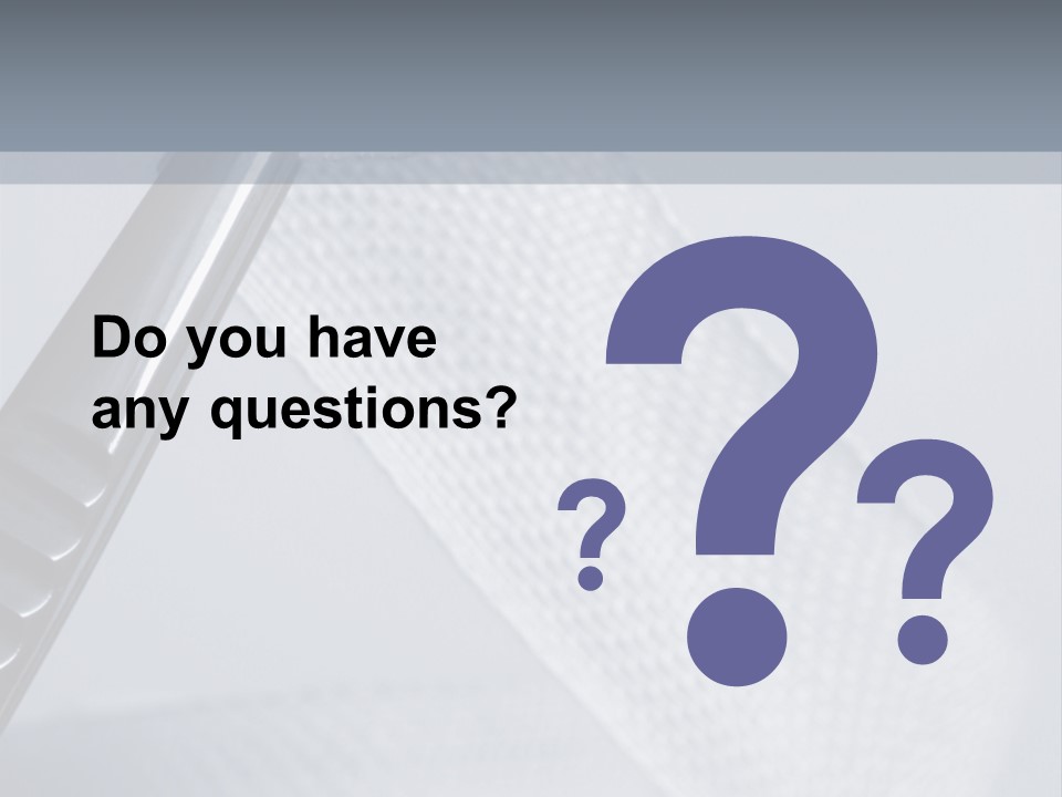 Closeup Of Surgical Tweezers Holding Ribbon Bandage PowerPoint Template