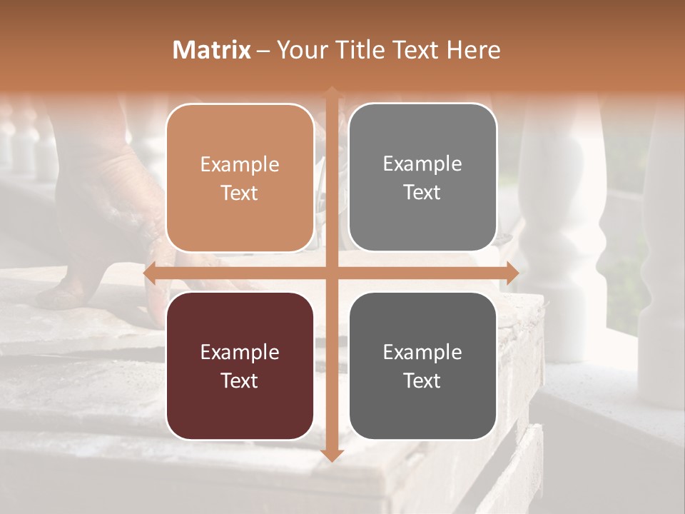 A Man Cutting A Ceramic Floor Tiles PowerPoint Template