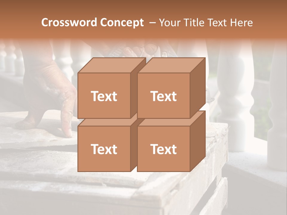 A Man Cutting A Ceramic Floor Tiles PowerPoint Template