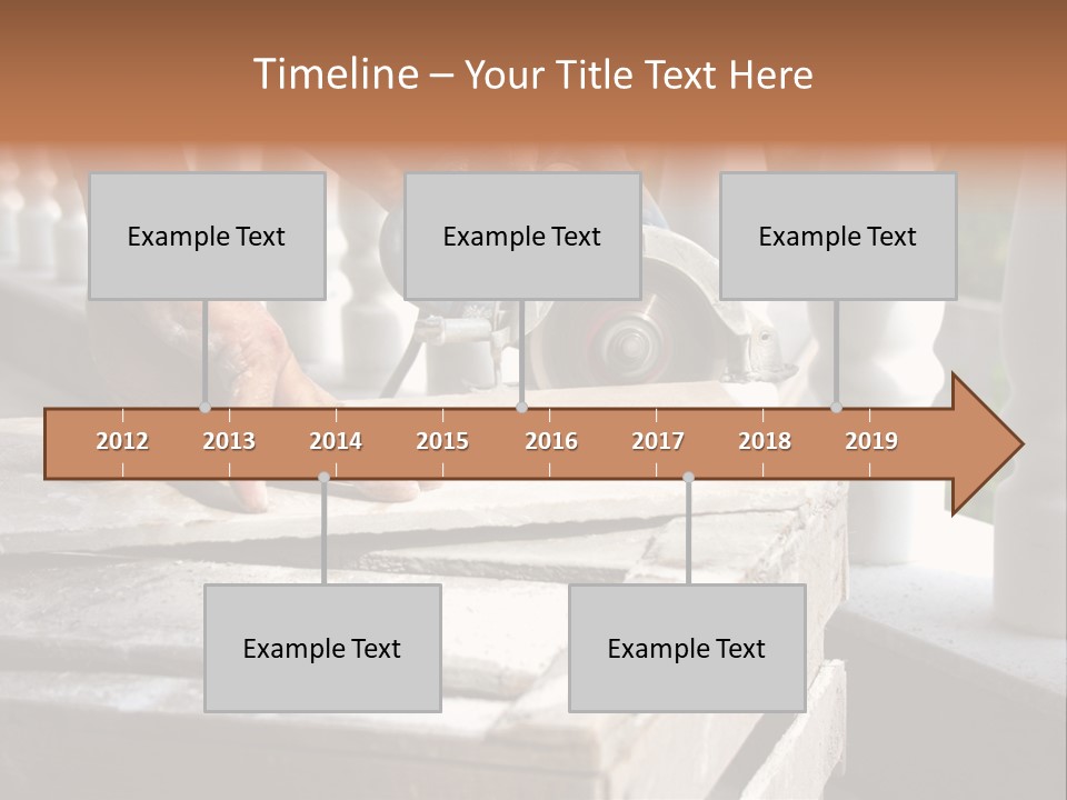 A Man Cutting A Ceramic Floor Tiles PowerPoint Template