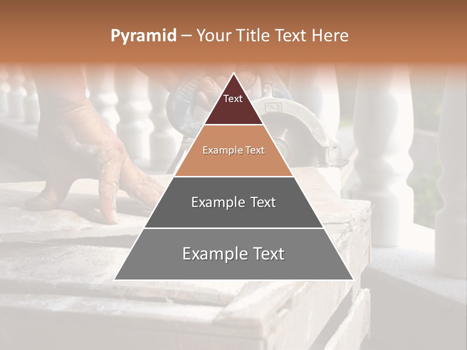 A Man Cutting A Ceramic Floor Tiles PowerPoint Template