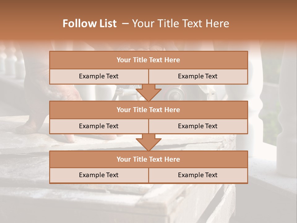 A Man Cutting A Ceramic Floor Tiles PowerPoint Template