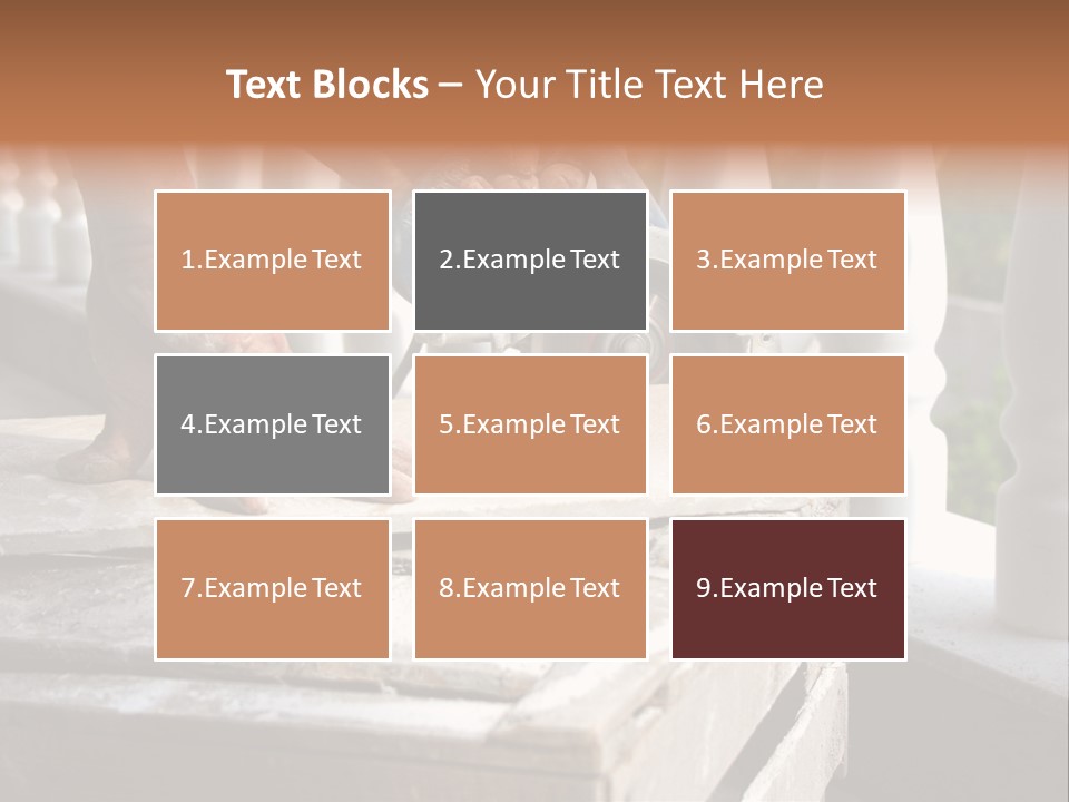 A Man Cutting A Ceramic Floor Tiles PowerPoint Template