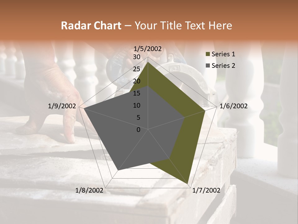 A Man Cutting A Ceramic Floor Tiles PowerPoint Template