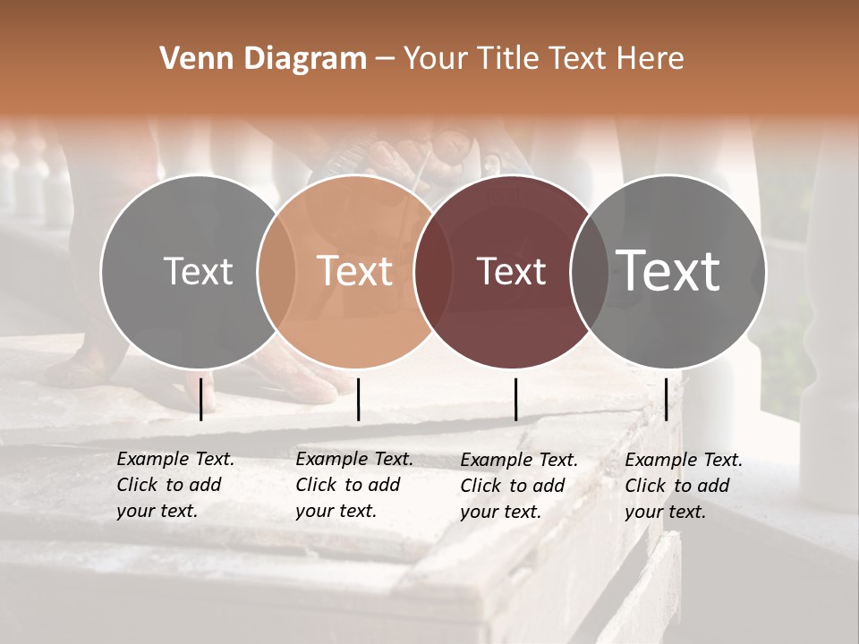 A Man Cutting A Ceramic Floor Tiles PowerPoint Template