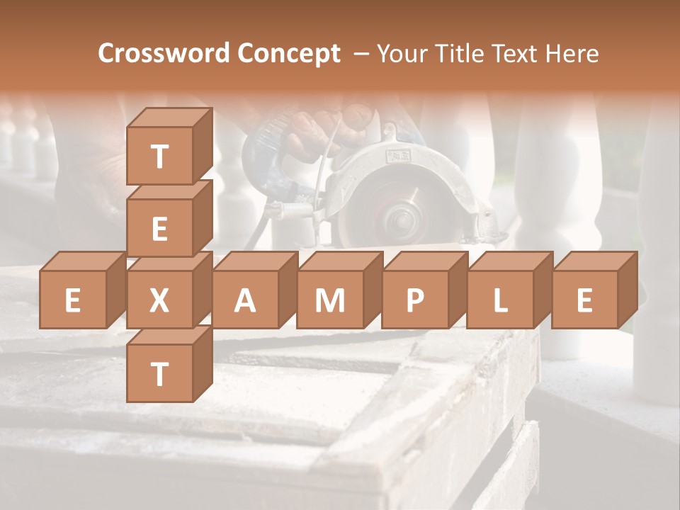 A Man Cutting A Ceramic Floor Tiles PowerPoint Template