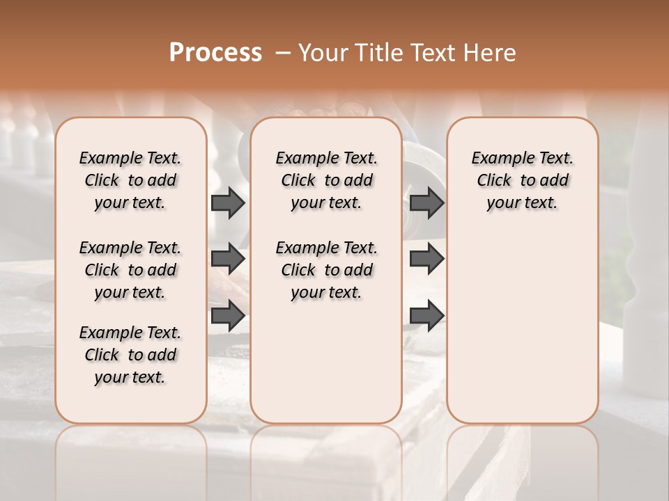 A Man Cutting A Ceramic Floor Tiles PowerPoint Template