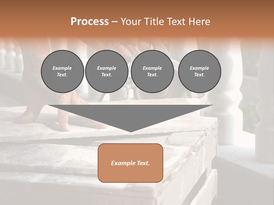 A Man Cutting A Ceramic Floor Tiles PowerPoint Template