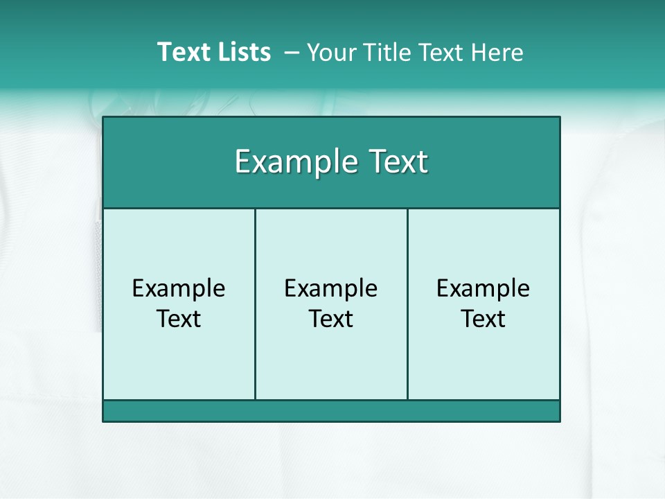 White Dentist Pocket With Toothbrush And Angled Mirror PowerPoint Template