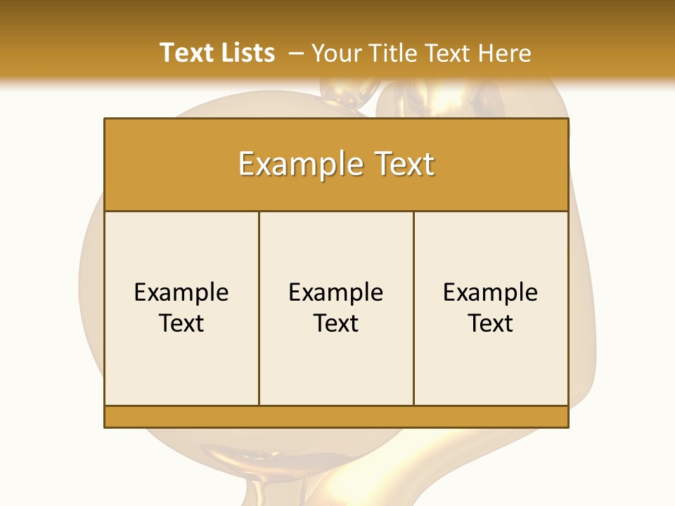 Gold Guy Puzzled PowerPoint Template