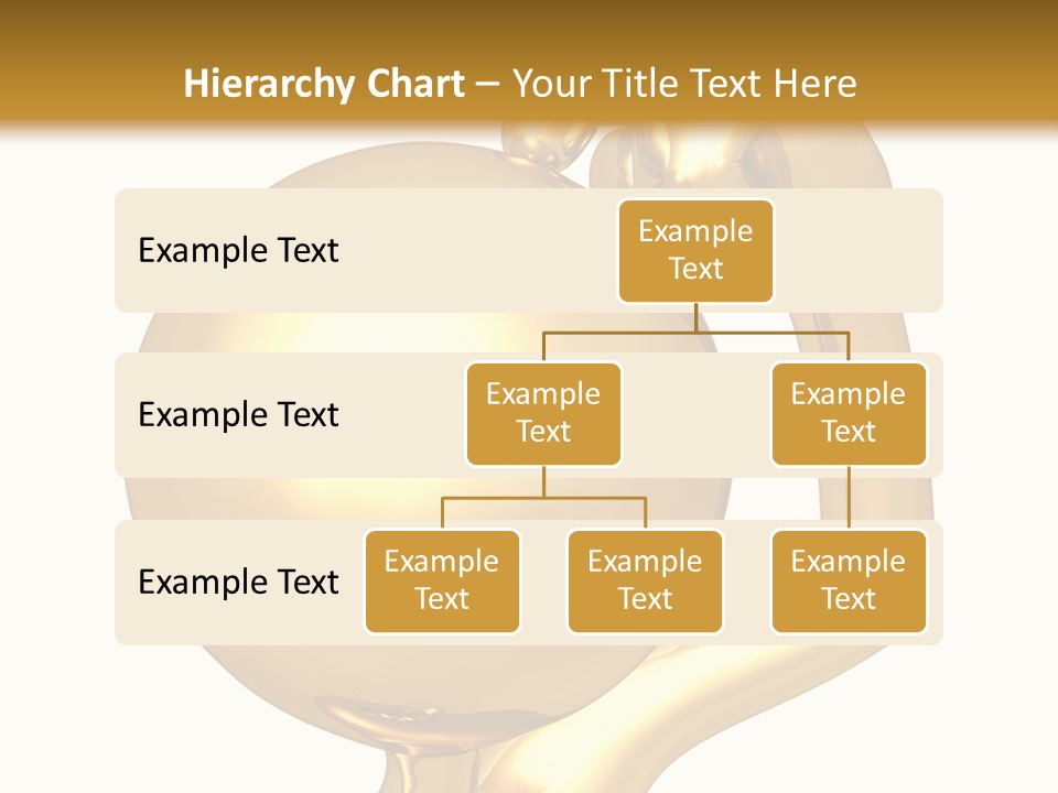 Gold Guy Puzzled PowerPoint Template