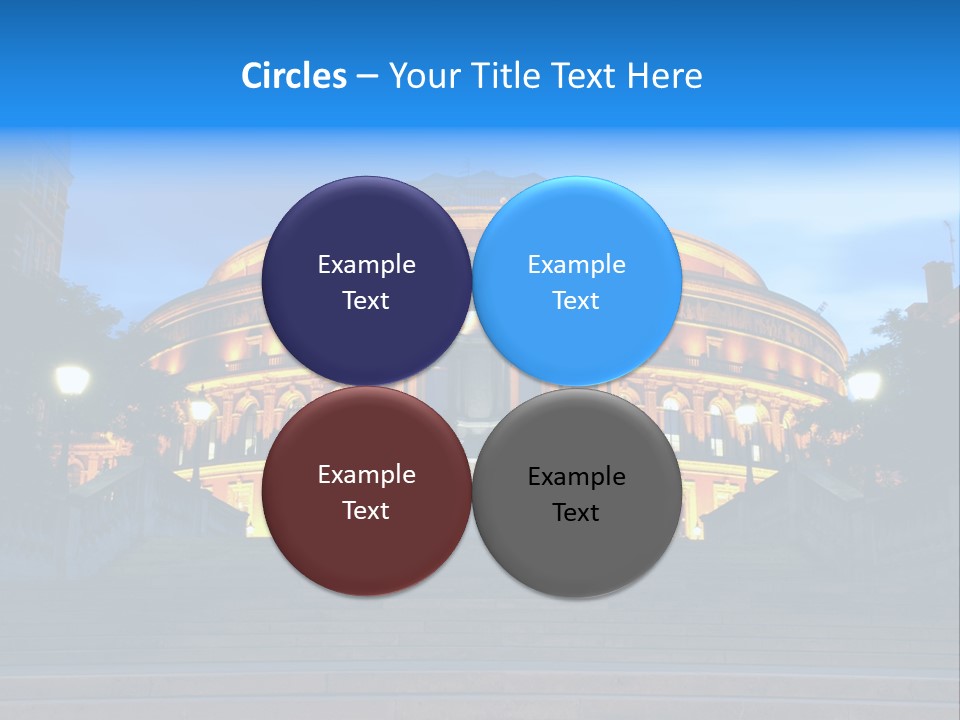 Royal Albert Hall, London PowerPoint Template