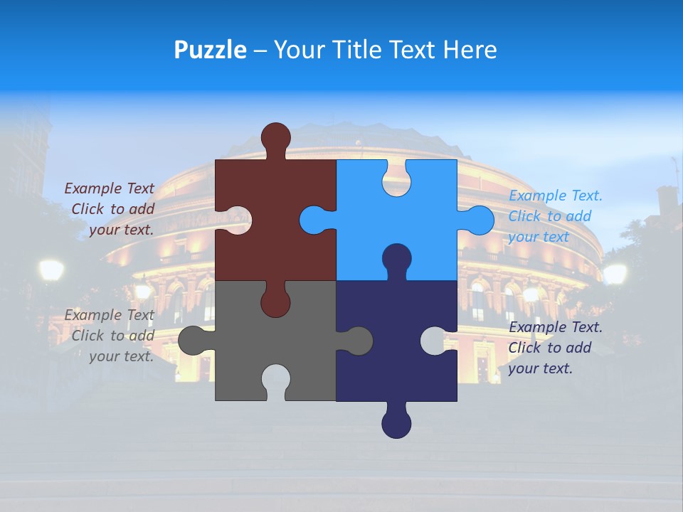 Royal Albert Hall, London PowerPoint Template