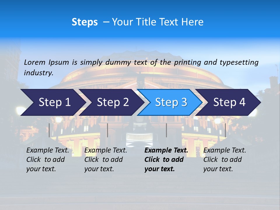 Royal Albert Hall, London PowerPoint Template