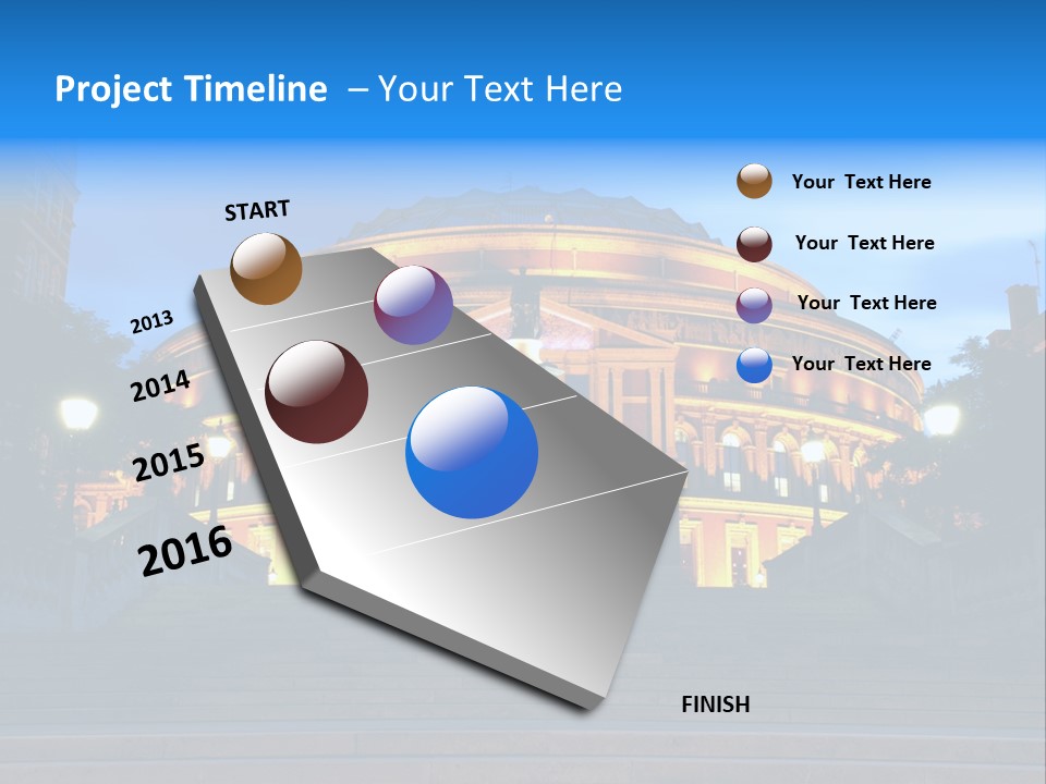 Royal Albert Hall, London PowerPoint Template