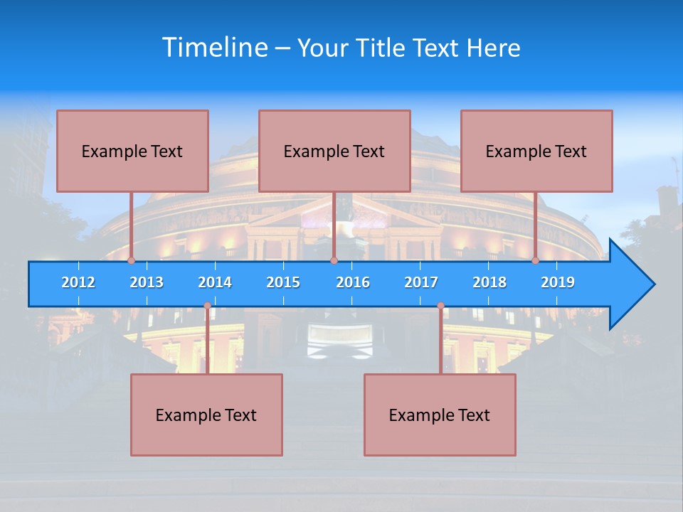 Royal Albert Hall, London PowerPoint Template