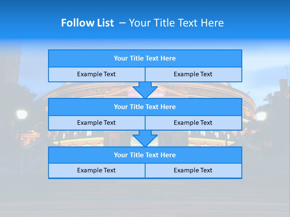 Royal Albert Hall, London PowerPoint Template
