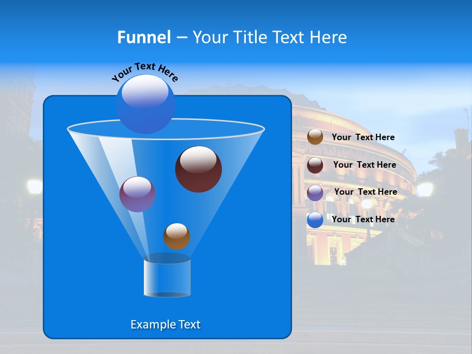 Royal Albert Hall, London PowerPoint Template