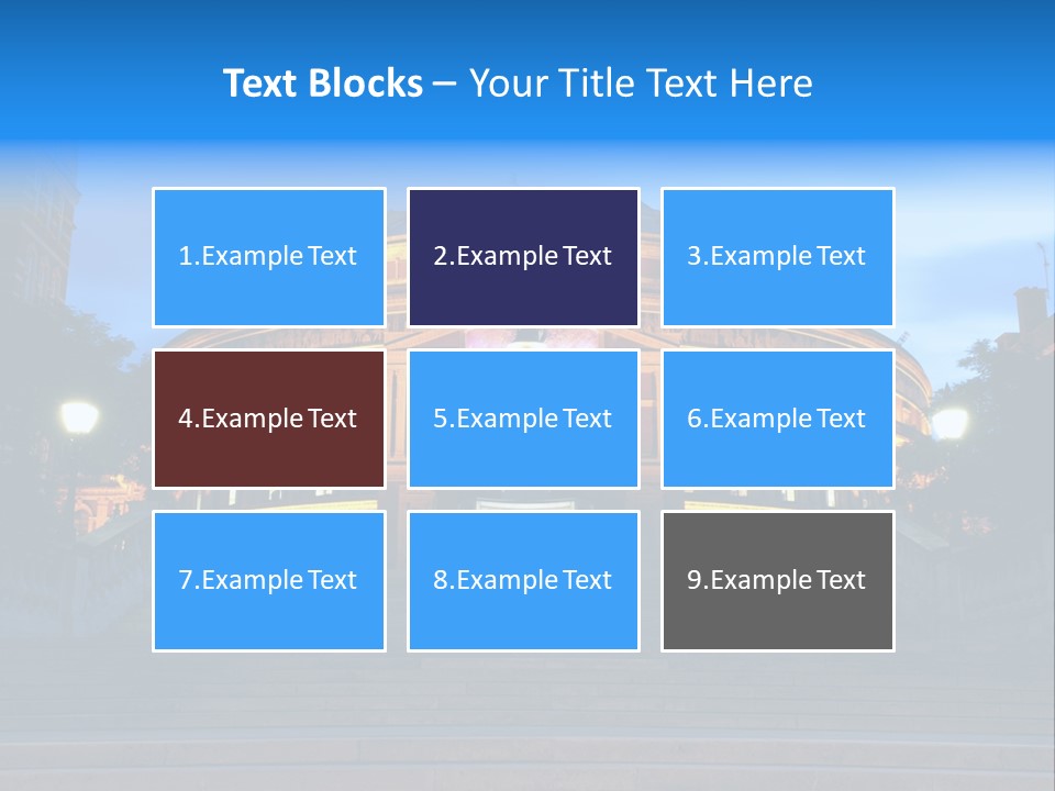 Royal Albert Hall, London PowerPoint Template