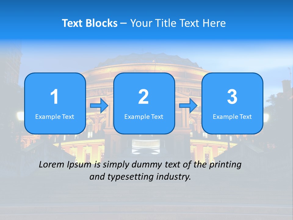 Royal Albert Hall, London PowerPoint Template