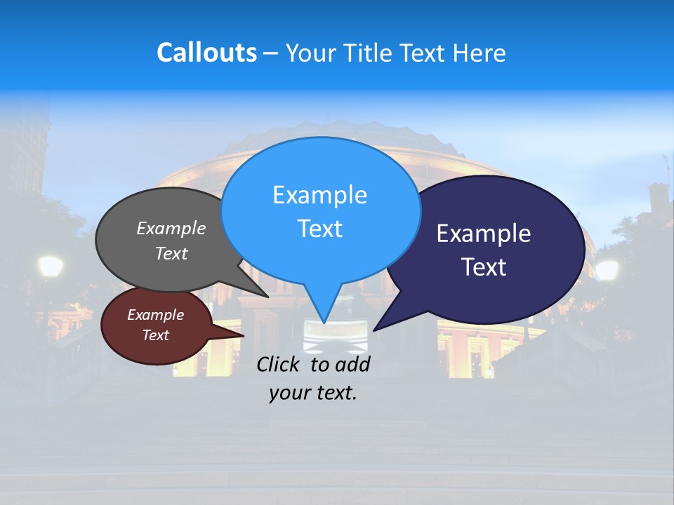 Royal Albert Hall, London PowerPoint Template