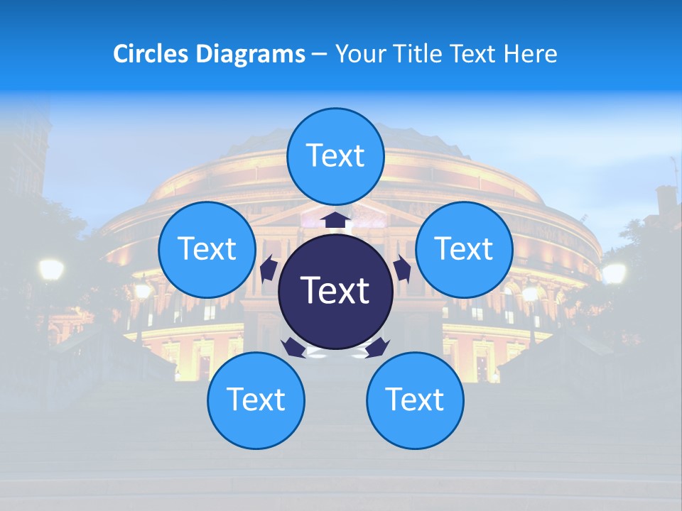 Royal Albert Hall, London PowerPoint Template
