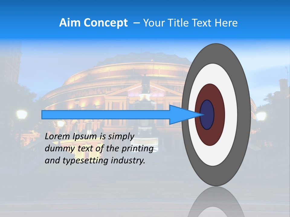 Royal Albert Hall, London PowerPoint Template