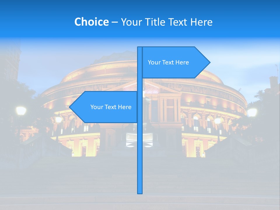 Royal Albert Hall, London PowerPoint Template