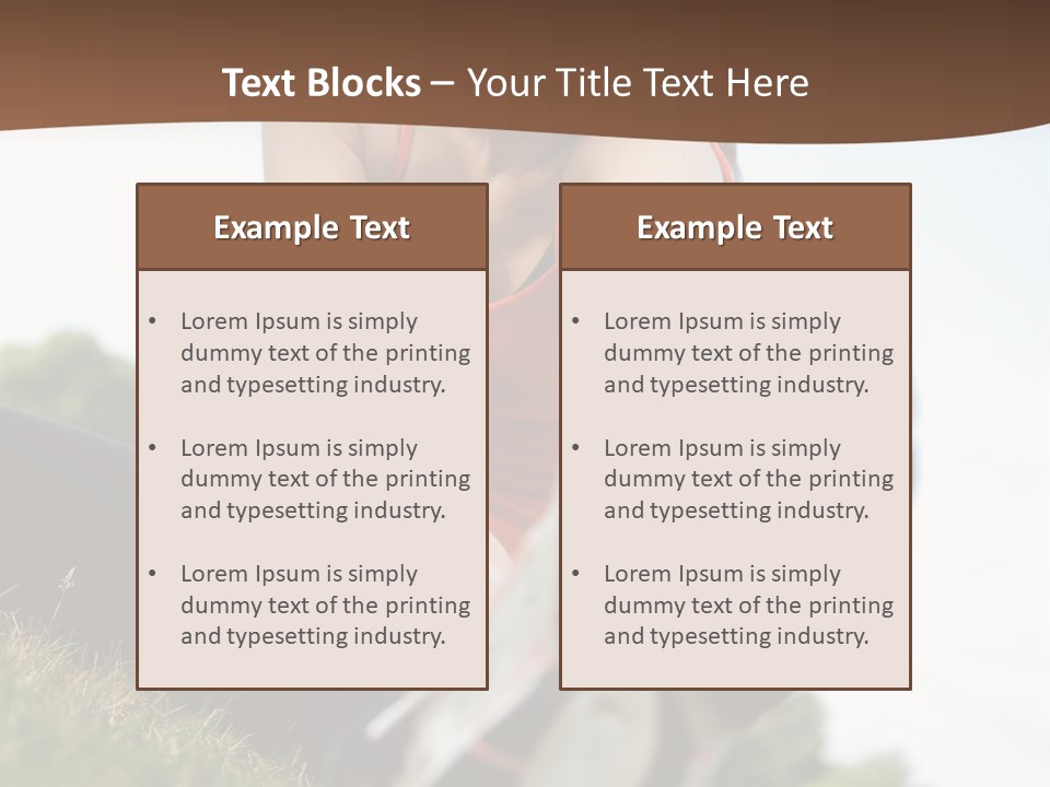 Smiley Athletic Woman Stretching Her Legs Outdoors PowerPoint Template