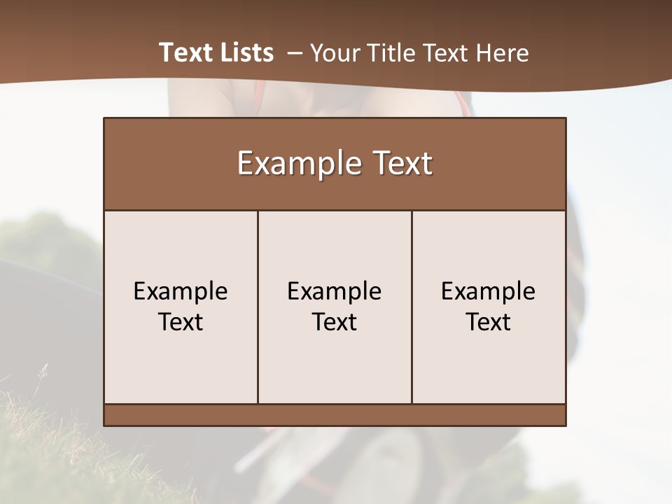 Smiley Athletic Woman Stretching Her Legs Outdoors PowerPoint Template