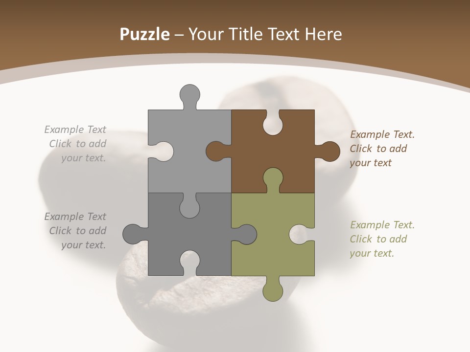 3 Roasted Coffee On White PowerPoint Template